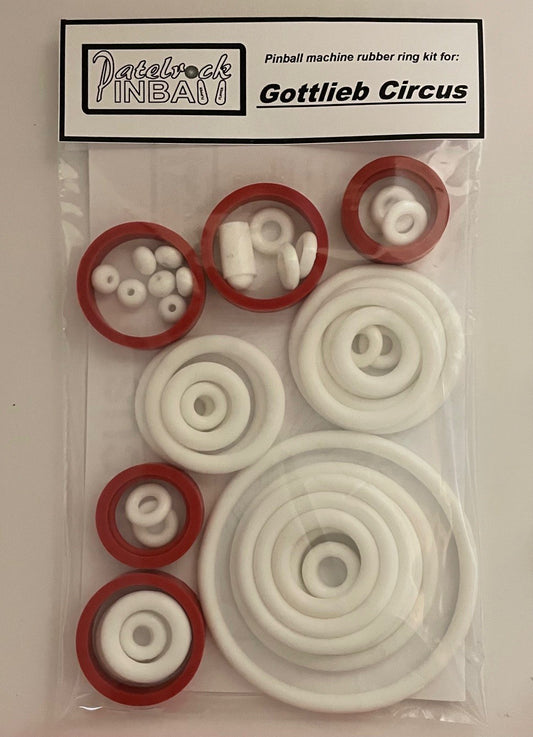 Gottlieb Circus Pinball Machine Rubber Ring Kit