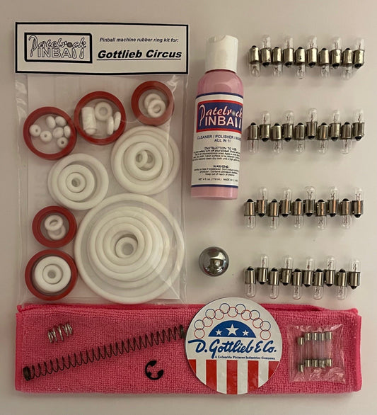 Gottlieb Circus Pinball Machine Maintenance Kit