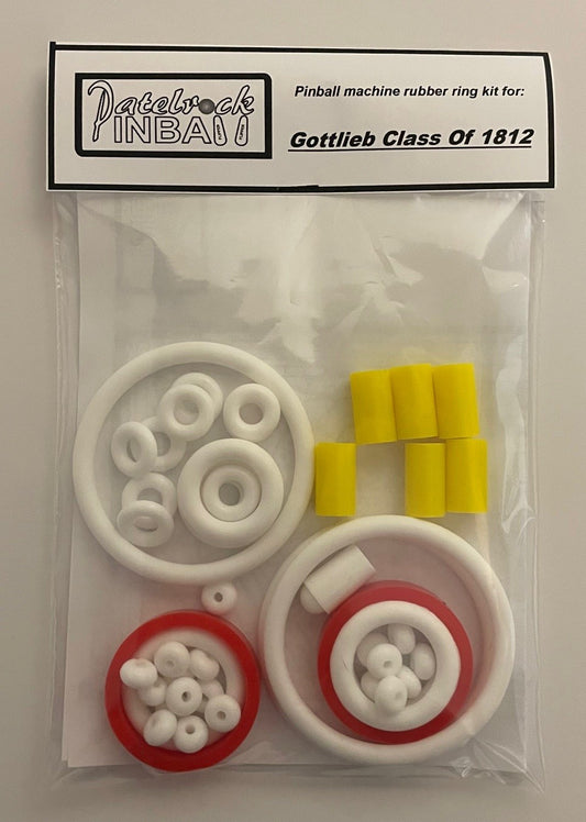 Gottlieb Class of 1812 Pinball Machine Rubber Ring Kit