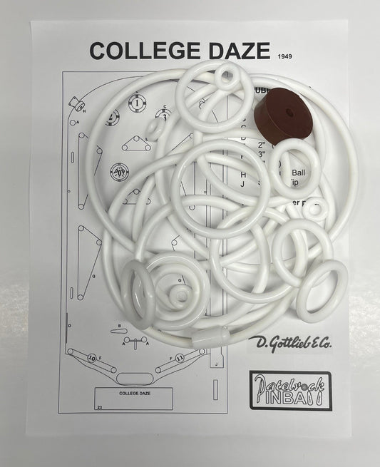 Gottlieb College Daze Pinball Machine Rubber Ring Kit