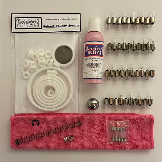 Gottlieb College Queens Pinball Machine Maintenance Kit