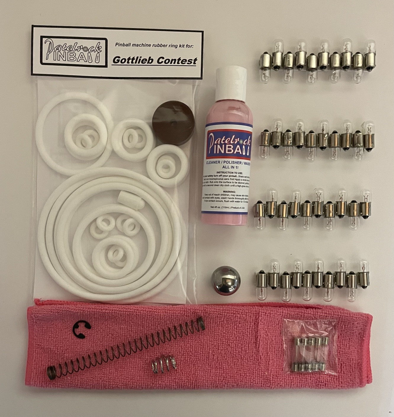 Gottlieb Contest Pinball Machine Maintenance Kit