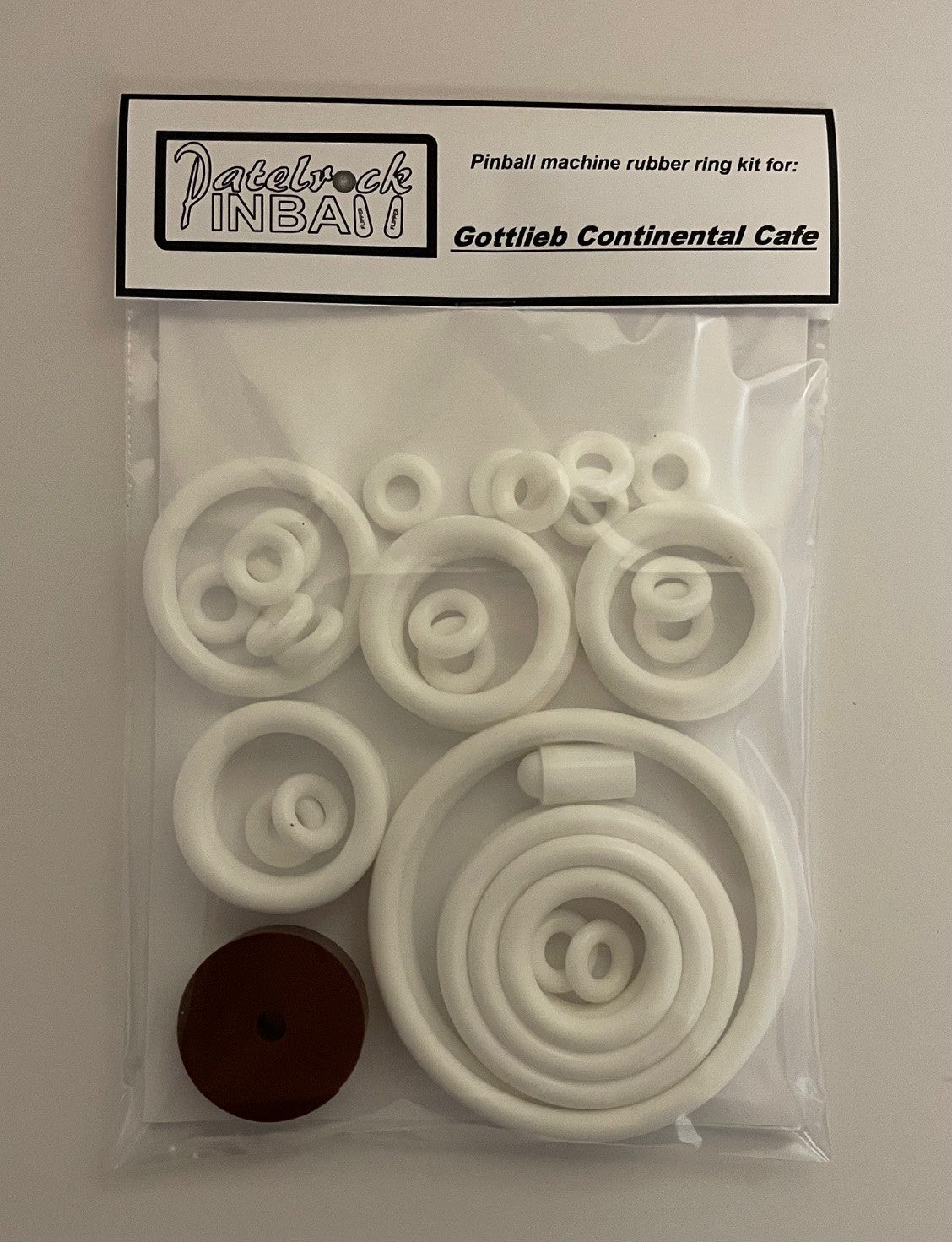 Gottlieb Continental Cafe Pinball Machine Rubber Ring Kit