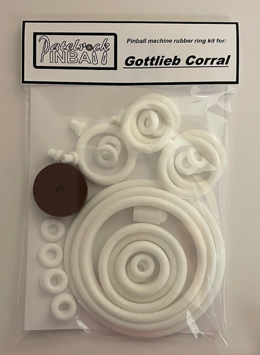 Gottlieb Corral Pinball Machine Rubber Ring Kit