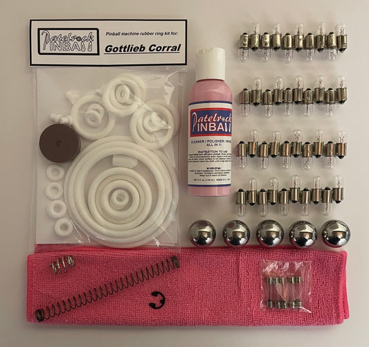 Gottlieb Corral Pinball Machine Maintenance Kit
