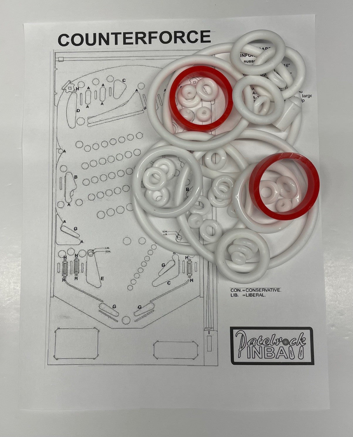 Gottlieb Counterforce Pinball Machine Maintenance Kit