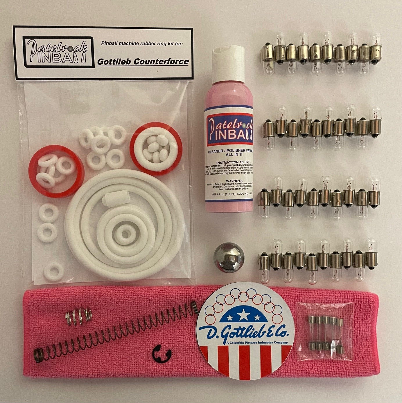 Gottlieb Counterforce Pinball Machine Maintenance Kit