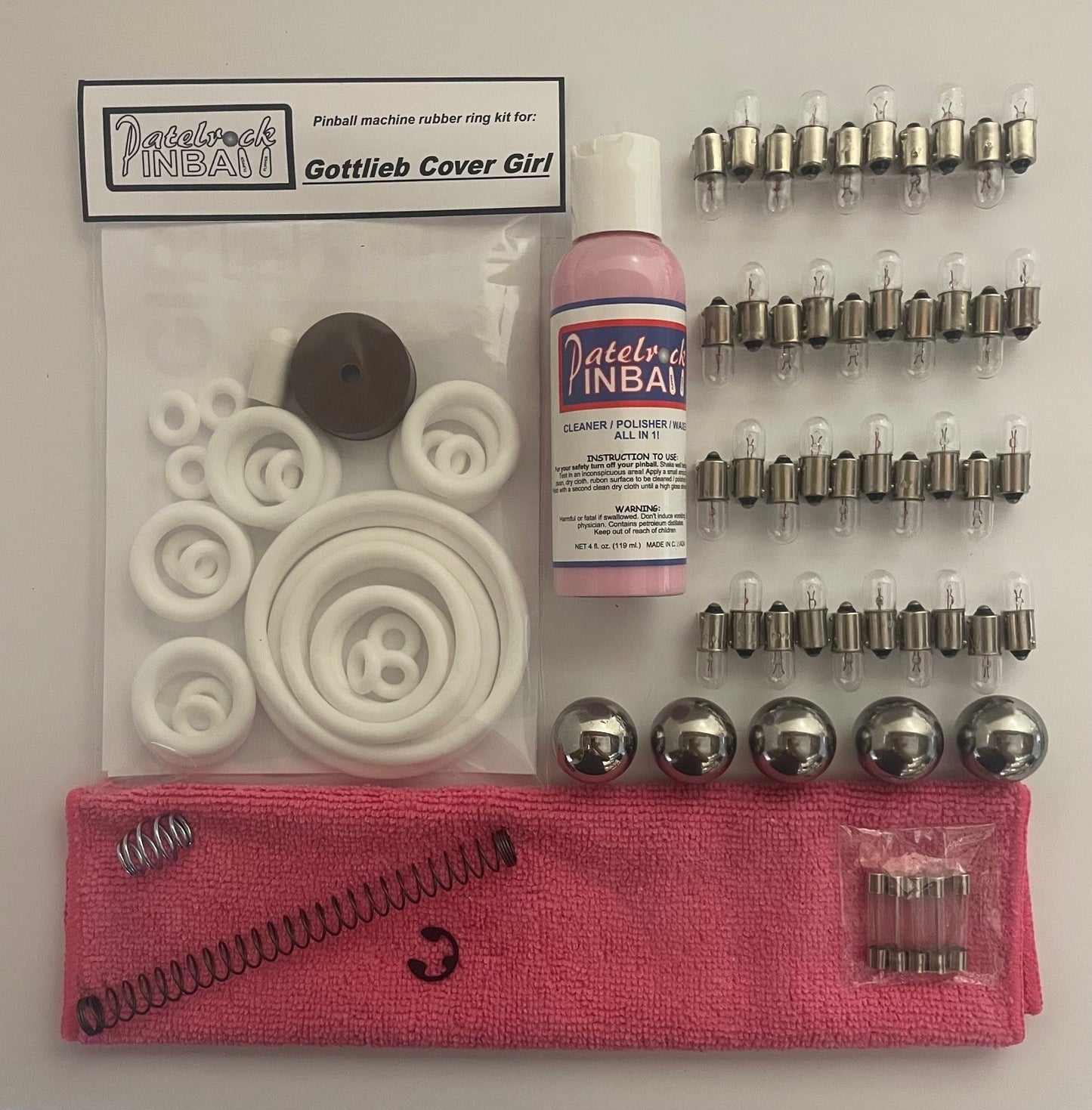 Gottlieb Cover Girl Pinball Machine Maintenance Kit