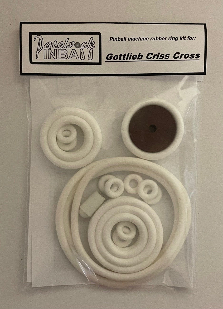 Gottlieb Criss Cross Pinball Machine Rubber Ring Kit