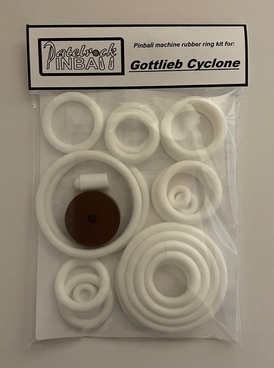 Gottlieb Cyclone Pinball Machine Rubber Ring Kit