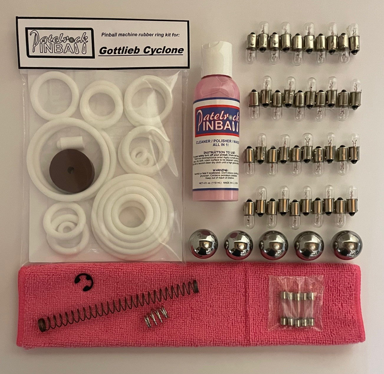 Gottlieb Cyclone Pinball Machine Maintenance Kit