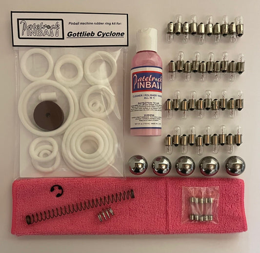 Gottlieb Cyclone Pinball Machine Maintenance Kit