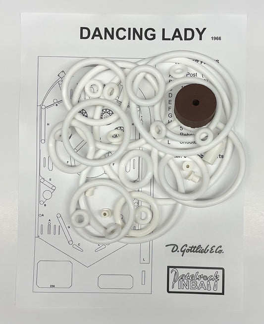 Gottlieb Dancing Lady Pinball Machine Maintenance Kit