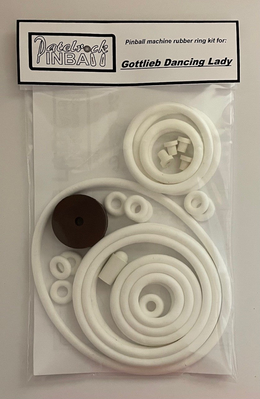 Gottlieb Dancing Lady Pinball Machine Rubber Ring Kit