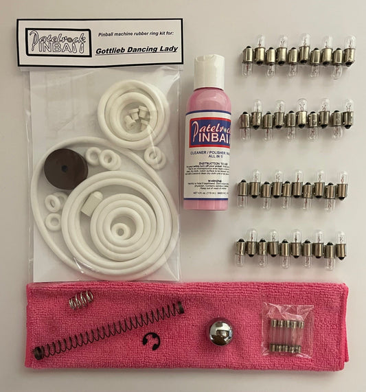 Gottlieb Dancing Lady Pinball Machine Maintenance Kit