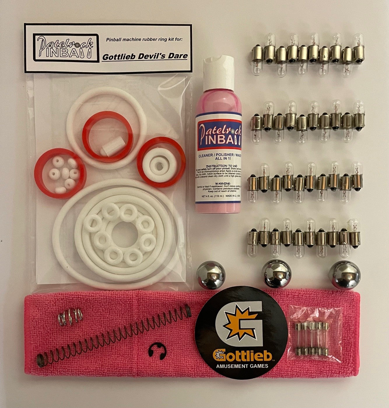 Gottlieb Devil's Dare Pinball Machine Maintenance Kit