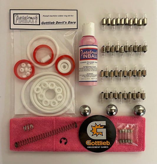 Gottlieb Devil's Dare Pinball Machine Maintenance Kit