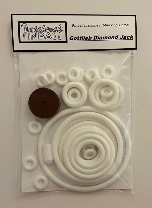 Gottlieb Diamond Jack Pinball Machine Rubber Ring Kit