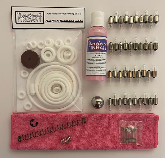Gottlieb Diamond Jack Pinball Machine Maintenance Kit
