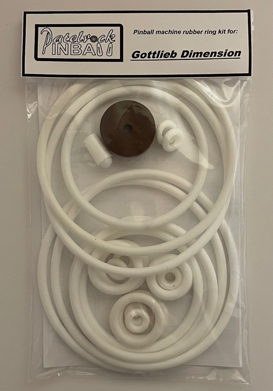 Gottlieb Dimension Pinball Machine Rubber Ring Kit