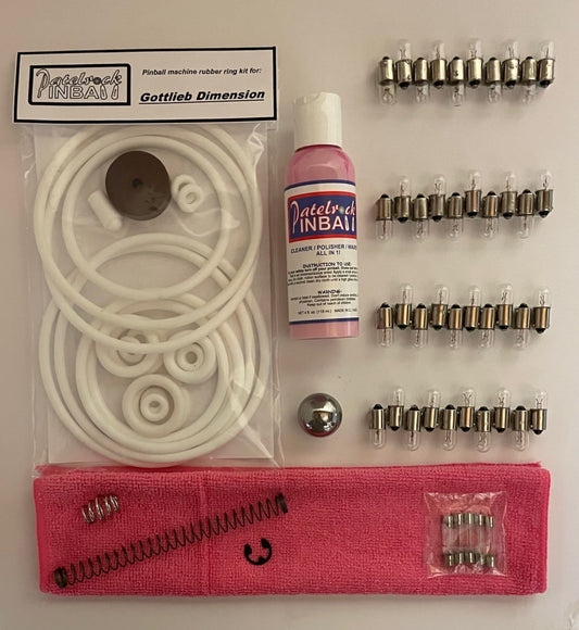 Gottlieb Dimension Pinball Machine Maintenance Kit