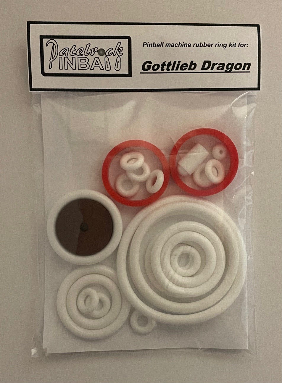 Gottlieb Dragon Pinball Machine Rubber Ring Kit