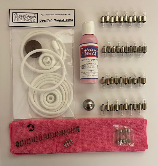 Gottlieb Drop-A-Card Pinball Machine Maintenance Kit