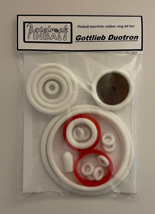 Gottlieb Duotron Pinball Machine Rubber Ring Kit