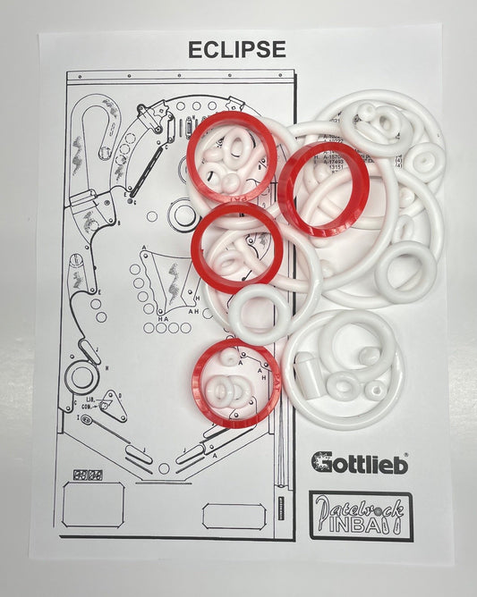 Gottlieb Eclipse Pinball Machine Rubber Ring Kit