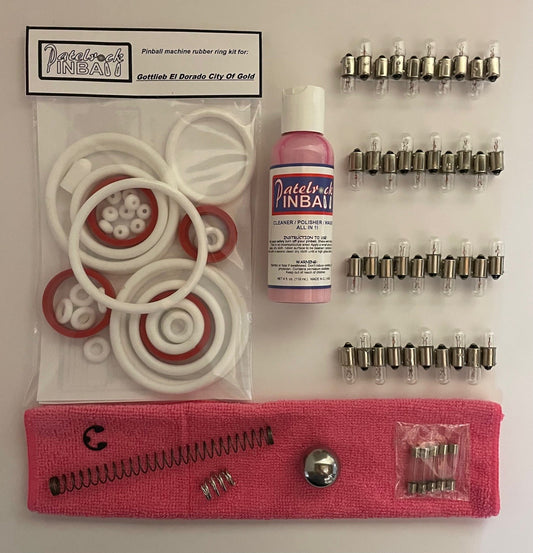 Gottlieb El Dorado City of Gold Pinball Machine Maintenance Kit