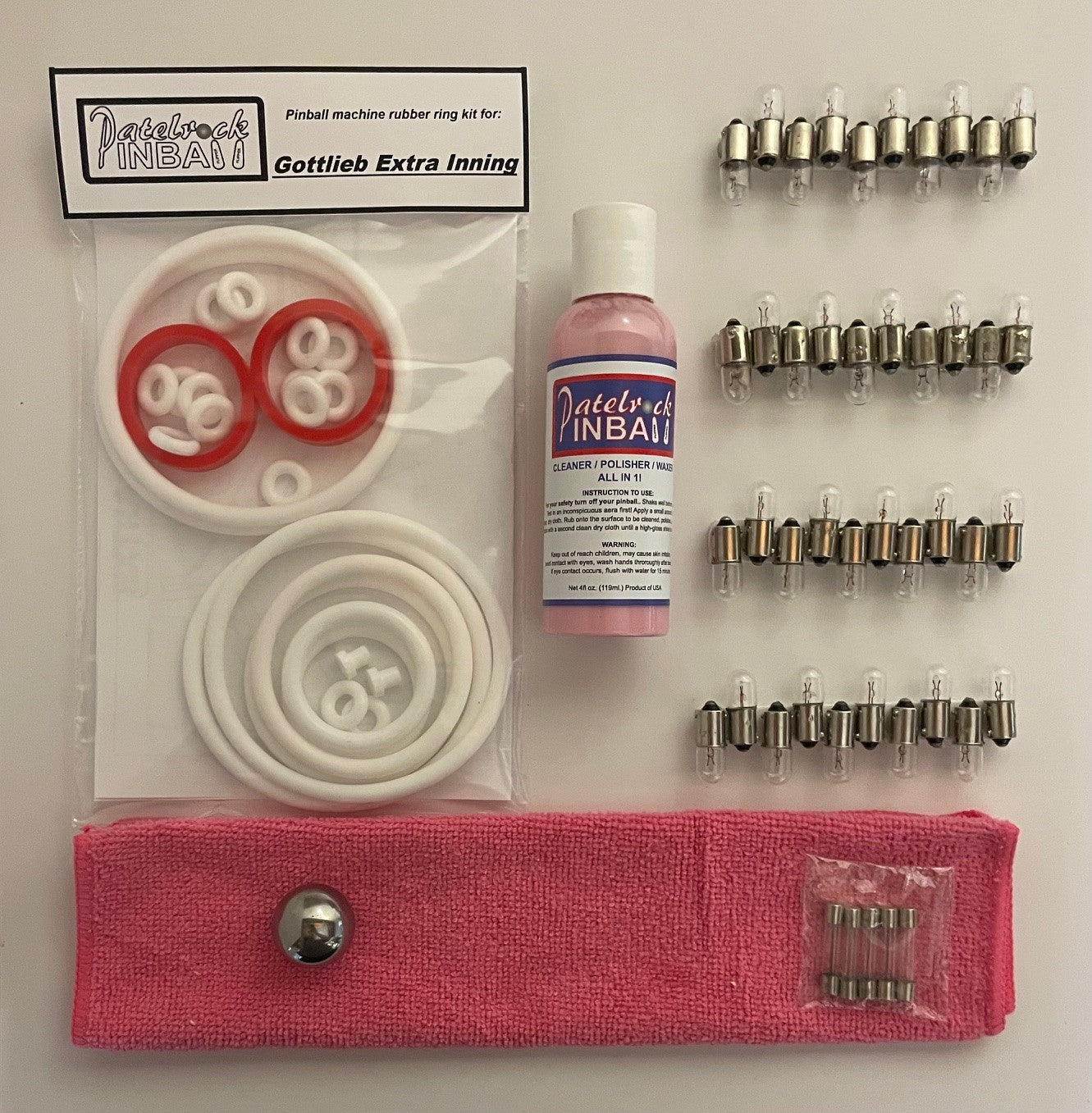 Gottlieb Extra Inning Pinball Machine Maintenance Kit