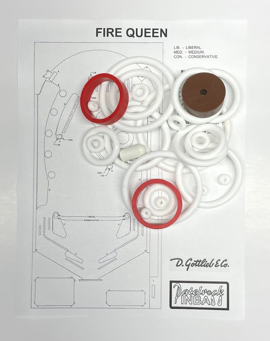 Gottlieb Fire Queen Pinball Machine Maintenance Kit