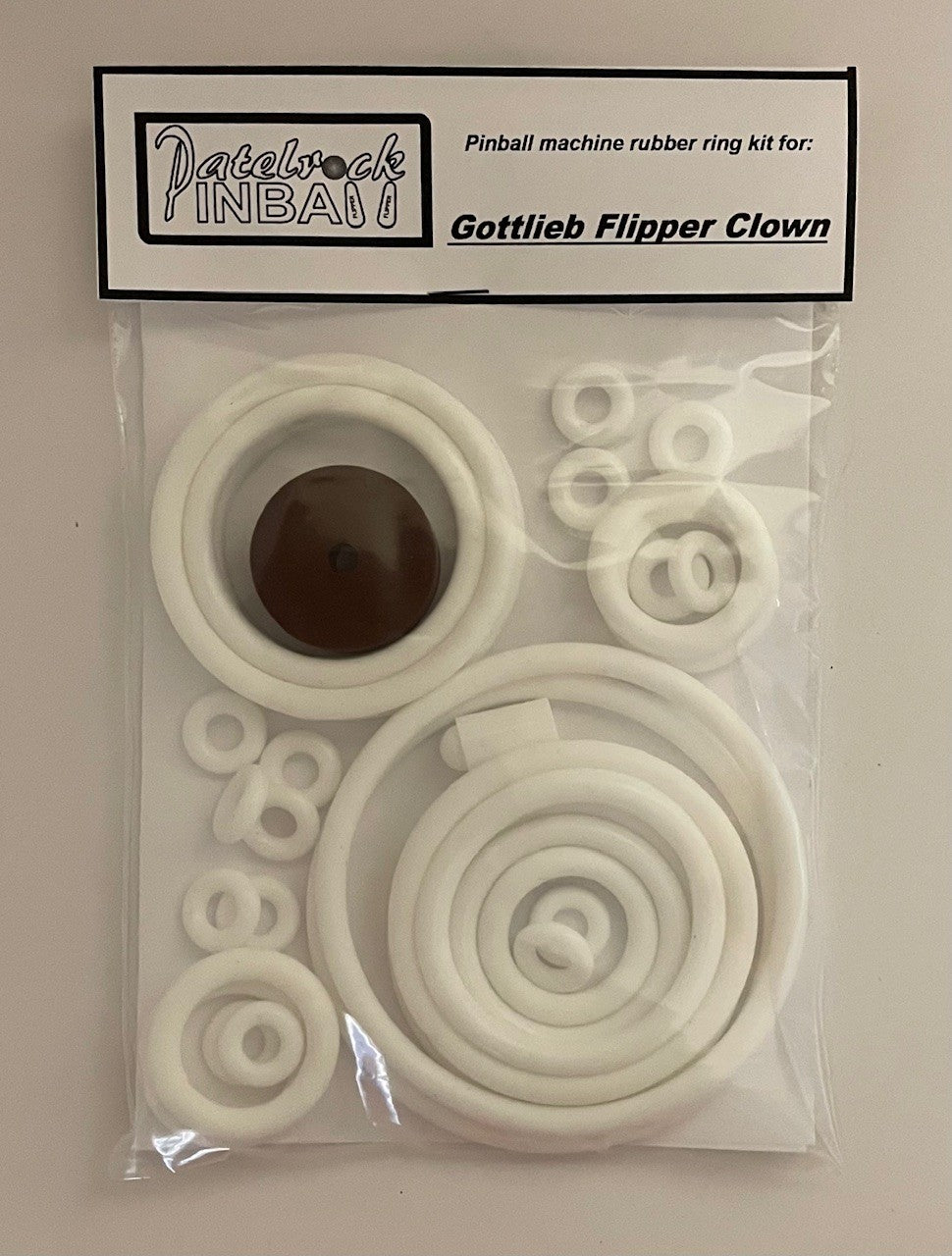 Gottlieb Flipper Clown Pinball Machine Rubber Ring Kit