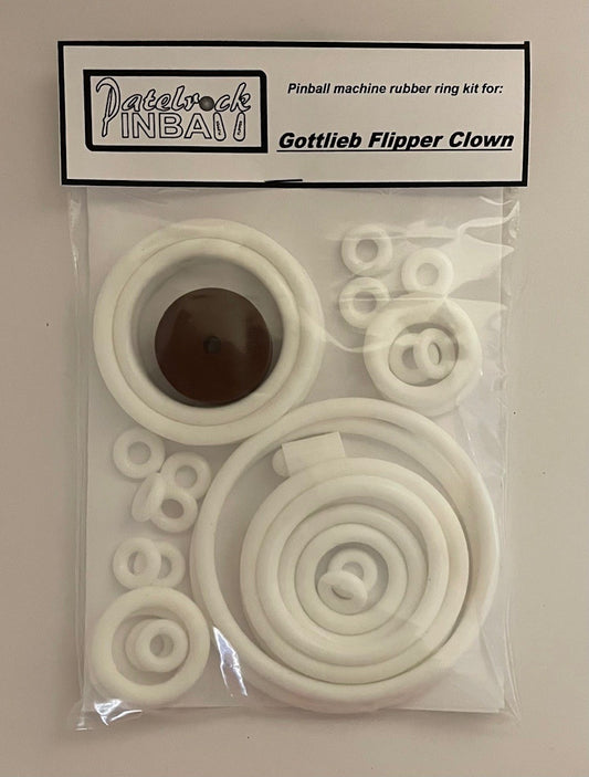 Gottlieb Flipper Clown Pinball Machine Rubber Ring Kit