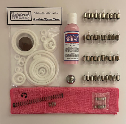Gottlieb Flipper Clown Pinball Machine Maintenance Kit