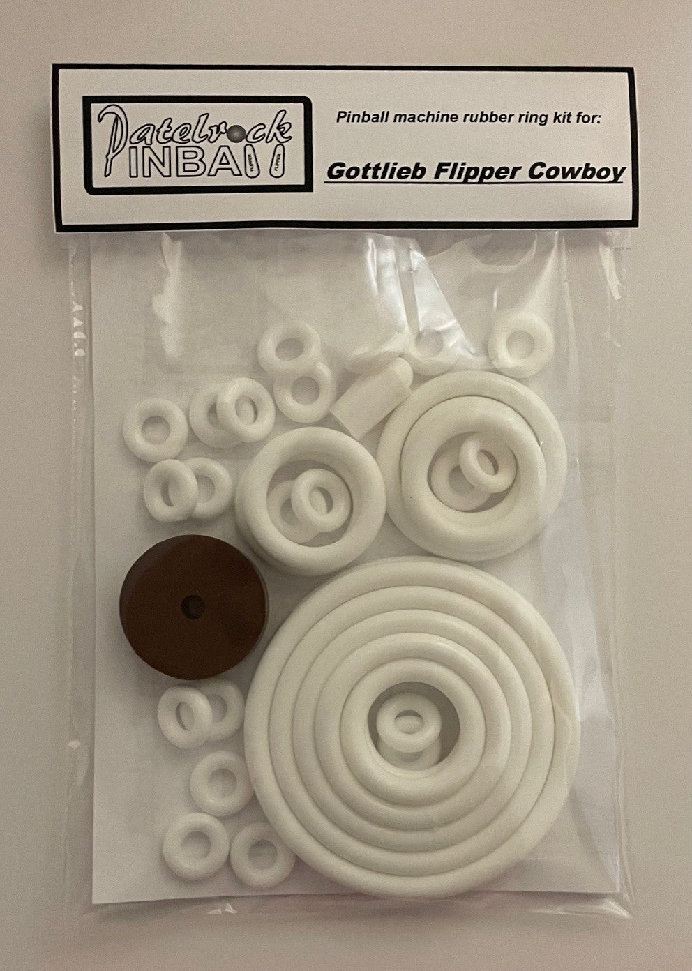 Gottlieb Flipper Cowboy Pinball Machine Rubber Ring Kit