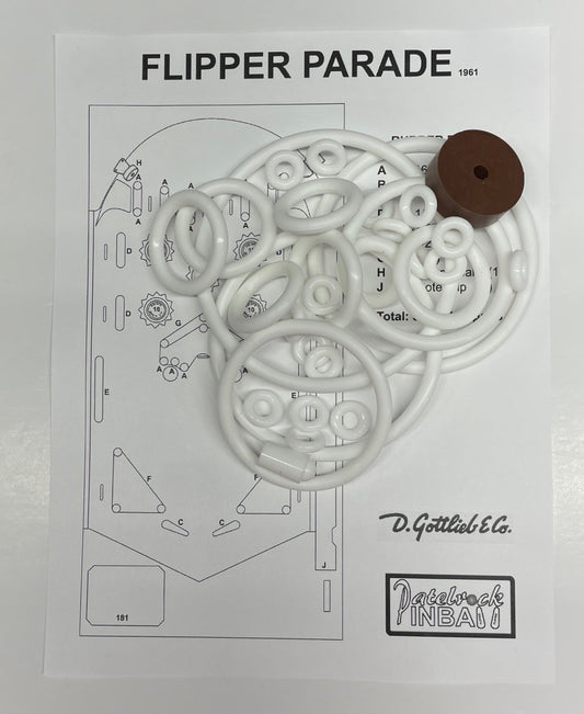 Gottlieb Flipper Parade Pinball Machine Maintenance Kit