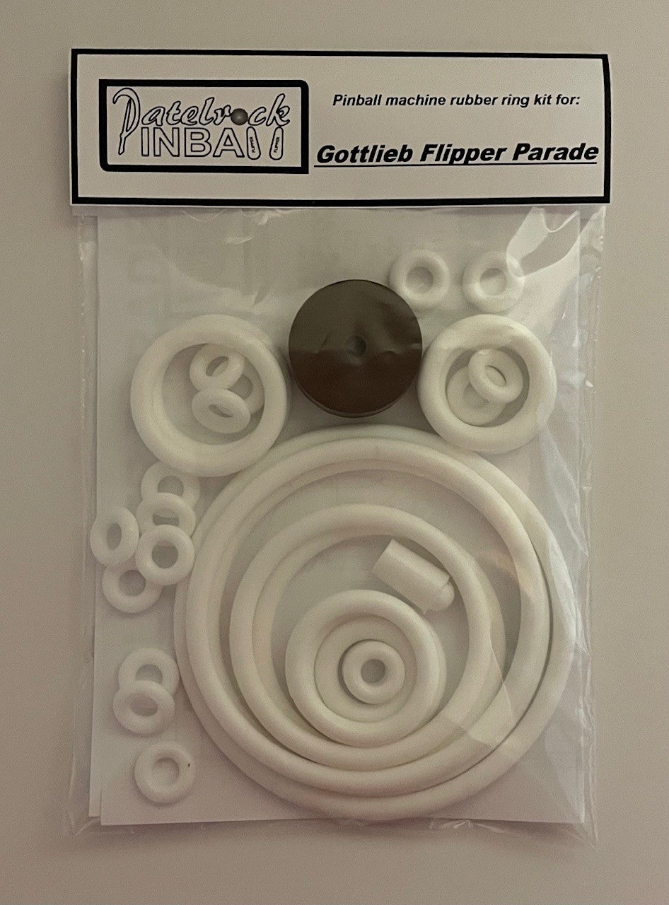 Gottlieb Flipper Parade Pinball Machine Rubber Ring Kit