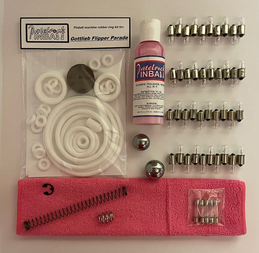 Gottlieb Flipper Parade Pinball Machine Maintenance Kit