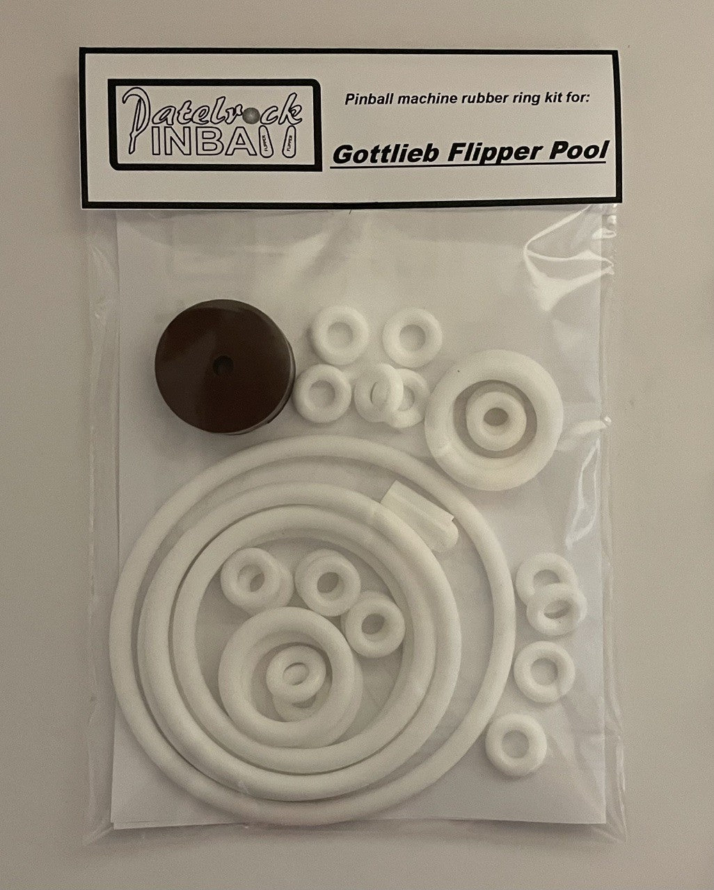 Gottlieb Flipper Pool Pinball Machine Rubber Ring Kit