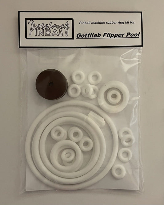 Gottlieb Flipper Pool Pinball Machine Rubber Ring Kit