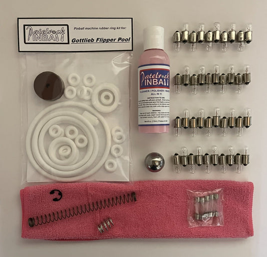 Gottlieb Flipper Pool Pinball Machine Maintenance Kit