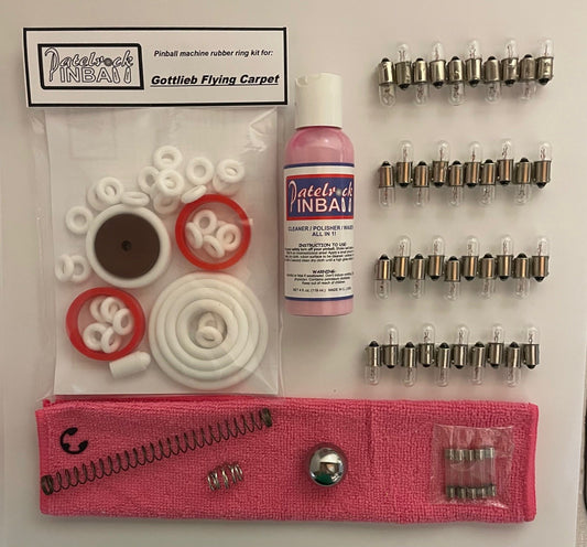 Gottlieb Flying Carpet Pinball Machine Maintenance Kit