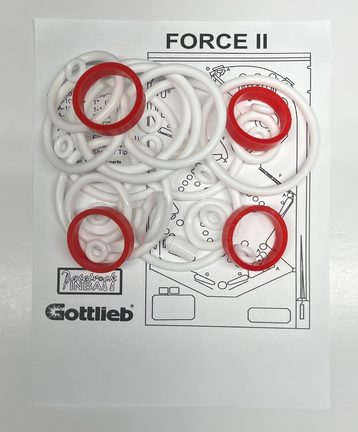 Gottlieb Force II Pinball Machine Maintenance Kit