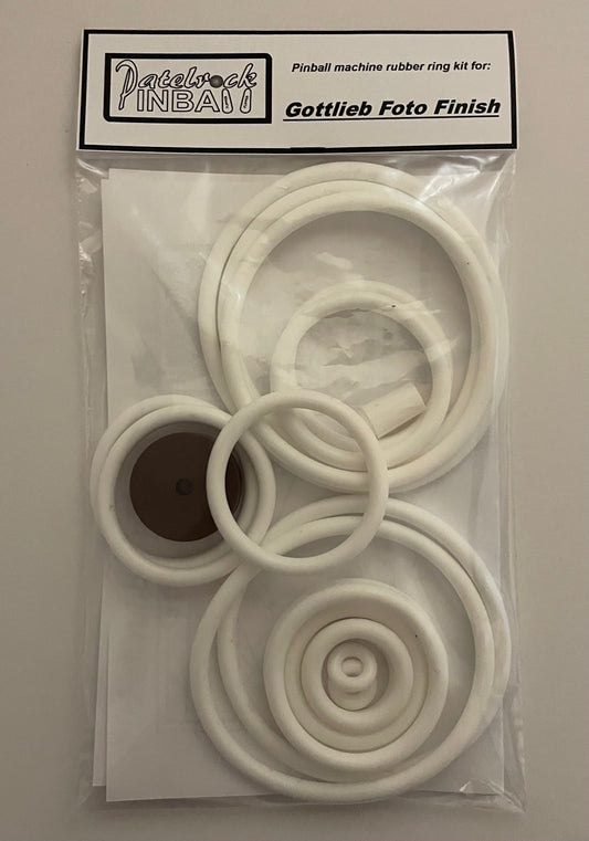 Gottlieb Foto Finish Pinball Machine Rubber Ring Kit