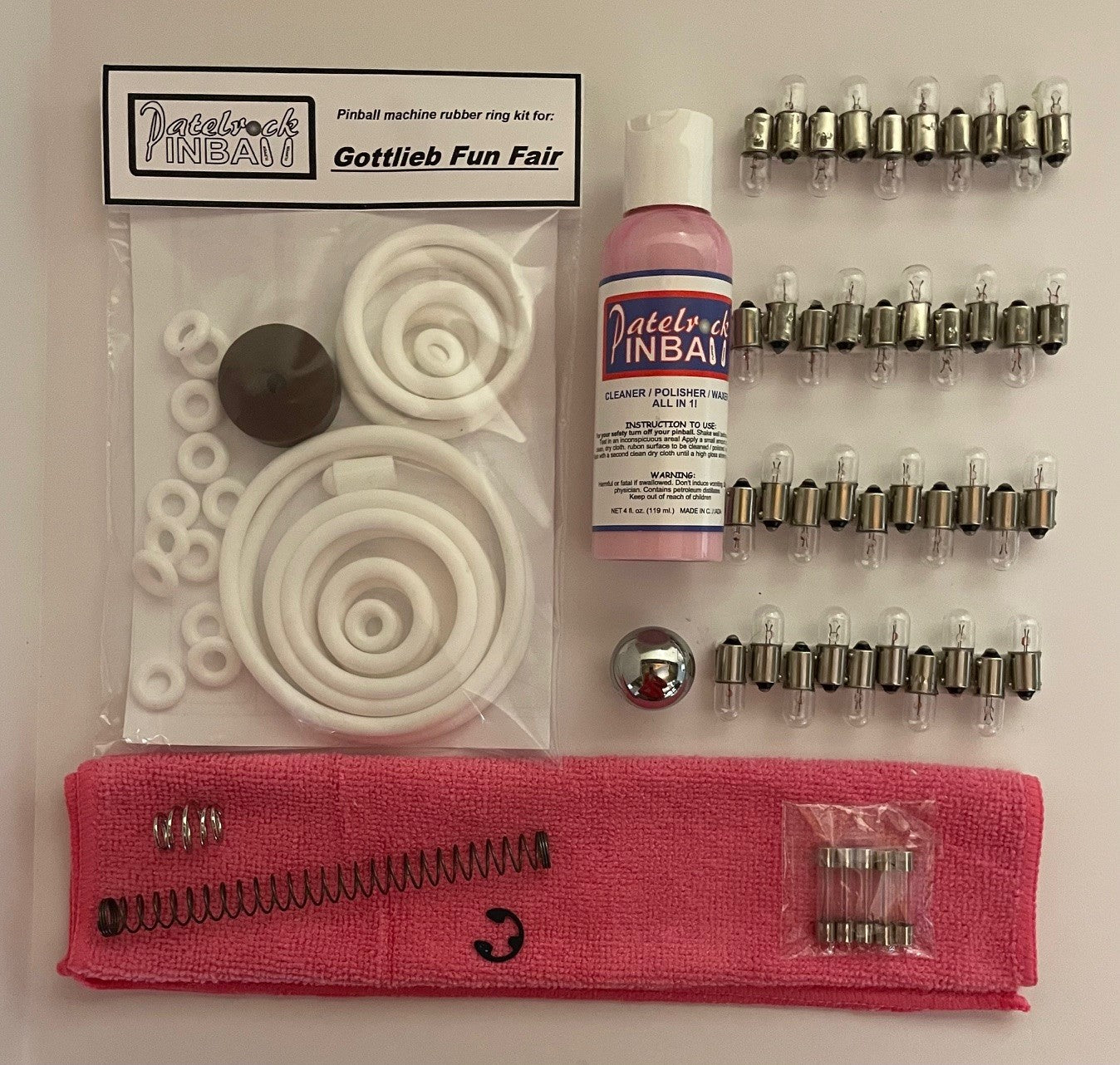 Gottlieb Fun Fair Pinball Machine Maintenance Kit