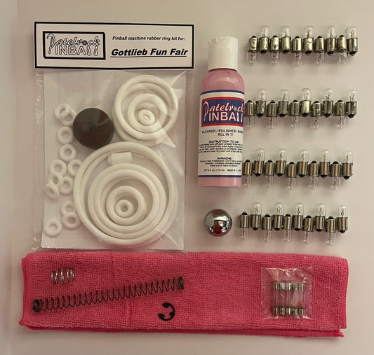 Gottlieb Fun Fair Pinball Machine Maintenance Kit