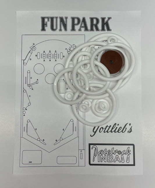 Gottlieb Fun Park Pinball Machine Rubber Ring Kit