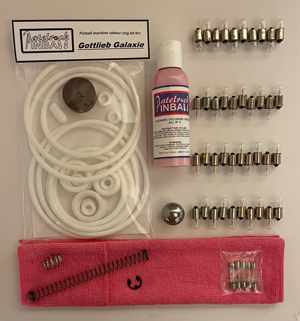 Gottlieb Galaxie Pinball Machine Maintenance Kit