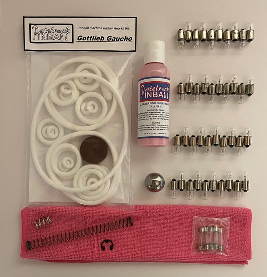 Gottlieb Gaucho Pinball Machine Maintenance Kit